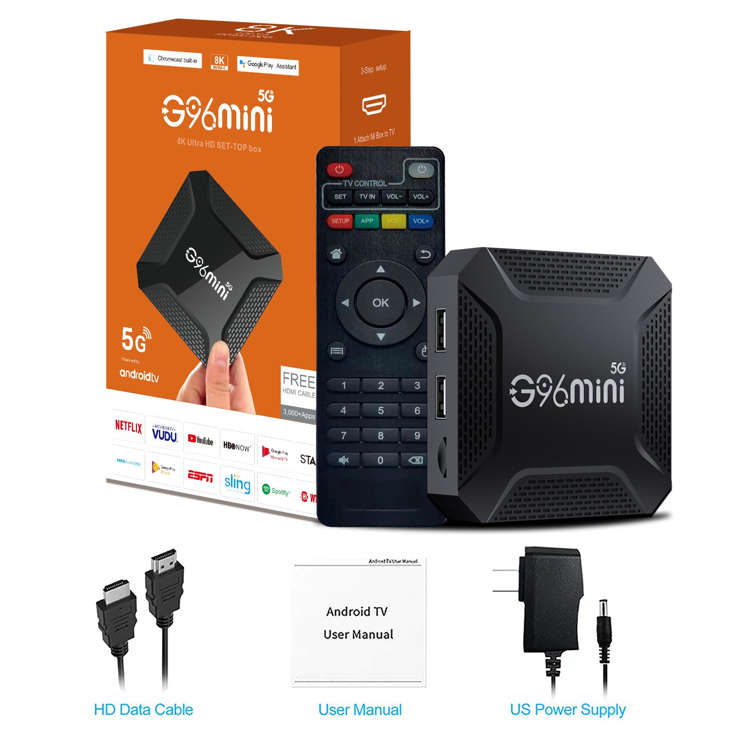 Android Network TV Box Android 13 Dual WIFI24G5G 8K HD TVBOX