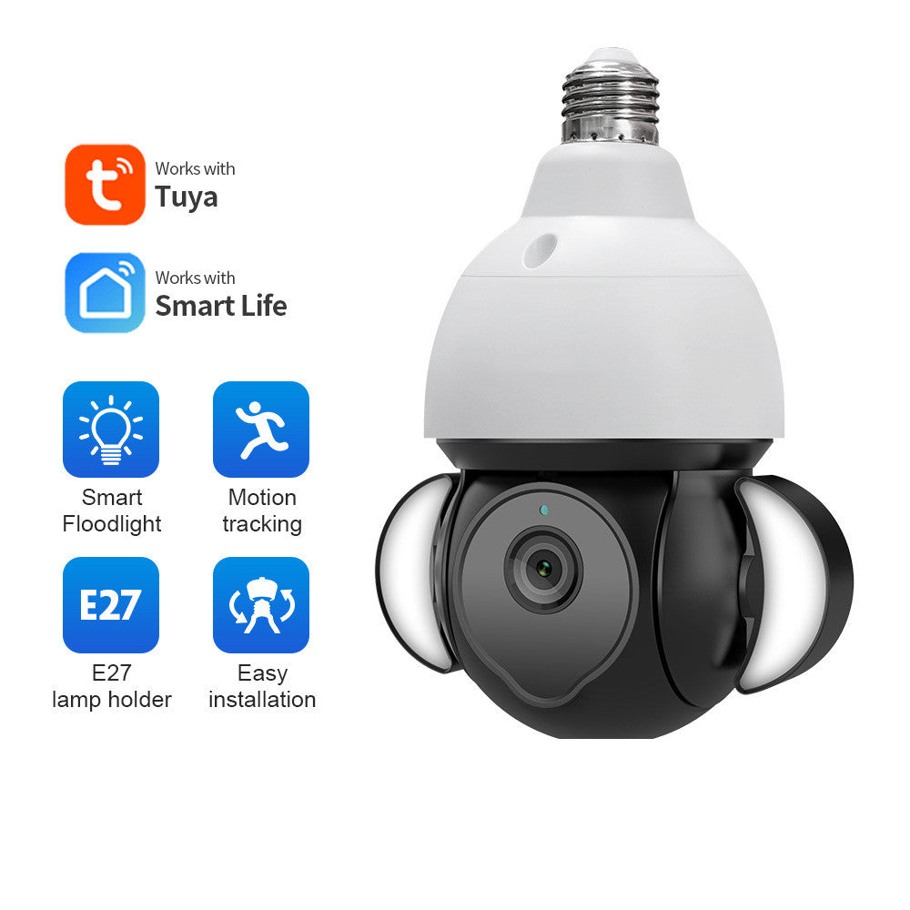 Bulb Graffiti Camera HD 5MP Monitoring