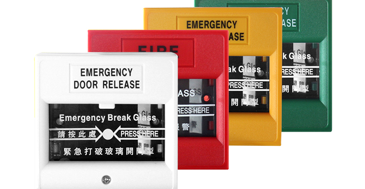 Glass break switch for door control