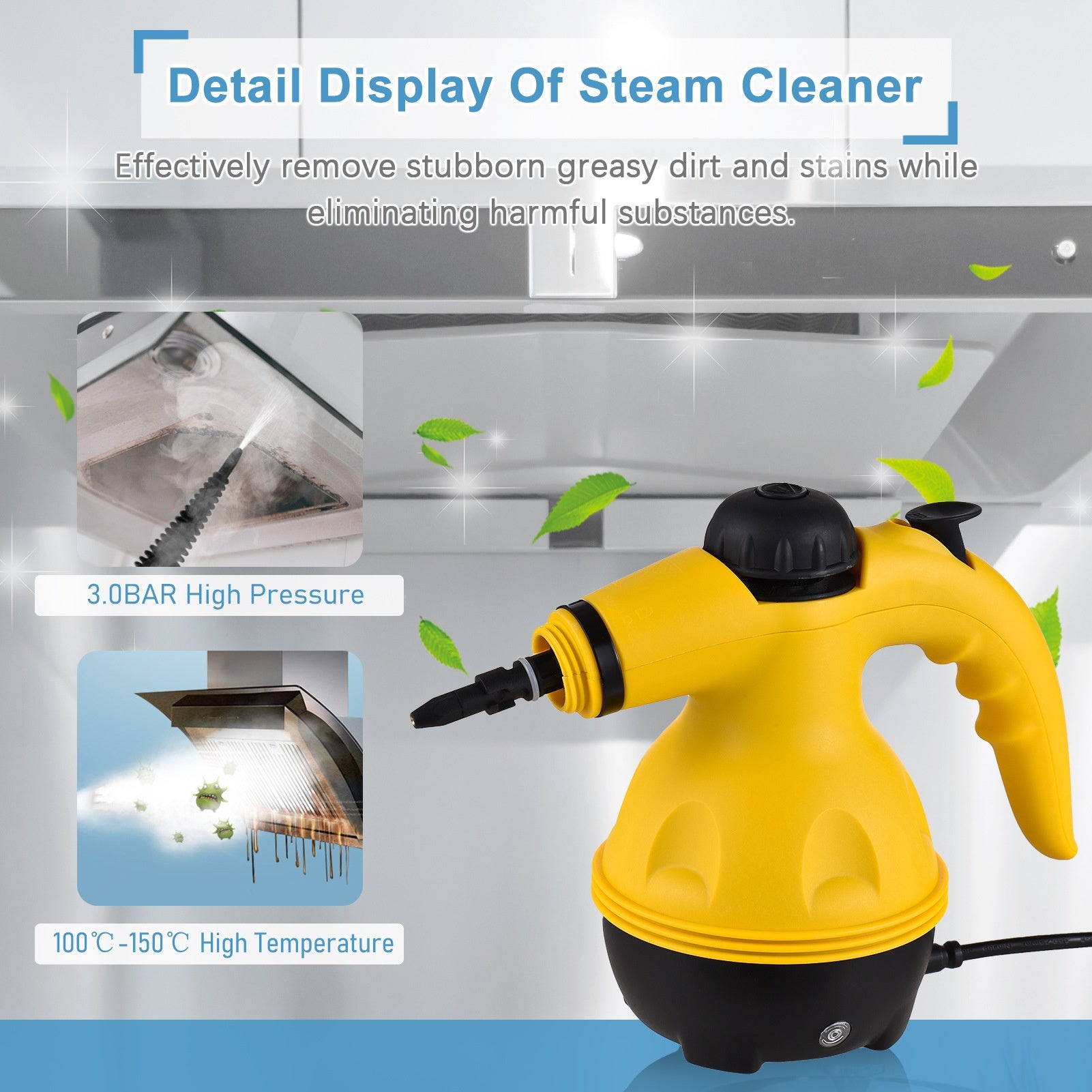 Household Handheld High Temperature Steam Cleaning Machine Multifunctional Cleaner