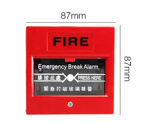 Glass break switch for door control