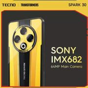 TECNO Spark 30 Smartphone | 16GB (8+8) + 256GB RAM+ROM | MediaTek Helio G91 Processor | 64MP Sony IMX682 Main Camera | 6.78” FHD+ 90Hz Display | 5000mAh Battery + 18W Charging