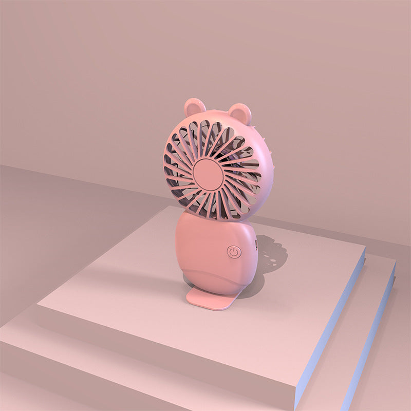 Handheld Portable USB Rechargeable Fan With Stand