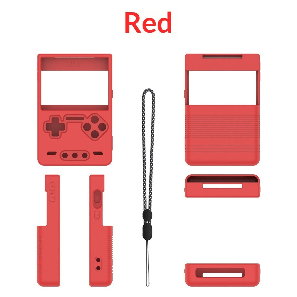 Retro Handheld Game Console Silicone Protective Case Dustproof Storage Soft Cover