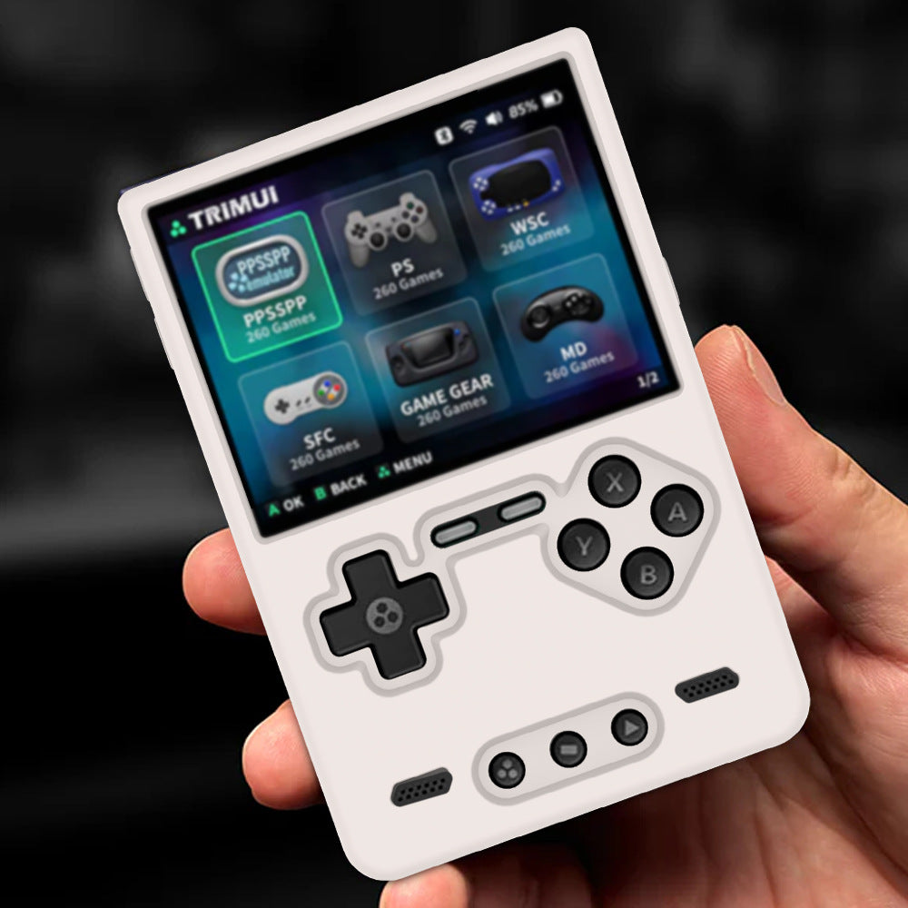 Retro Handheld Game Console Silicone Protective Case Dustproof Storage Soft Cover