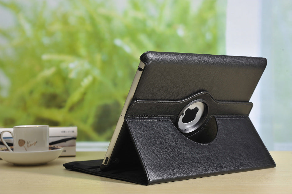 Applicable To iPad Tablet Protective Case IPad97 Inch Rotating Air4 Leather Case
