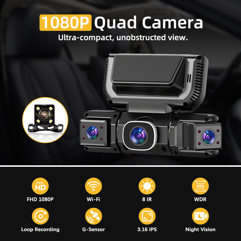 HD Dash Cam With Infrared Night Vision