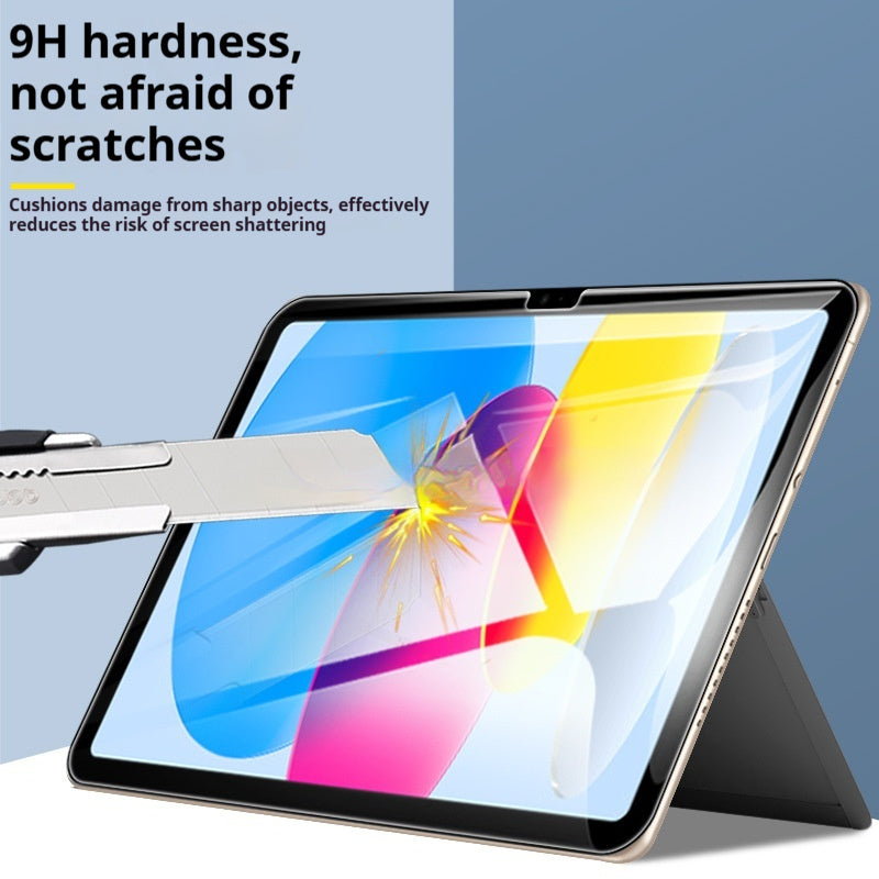 Tablet Tempered Glass Screen Protector Purple Light