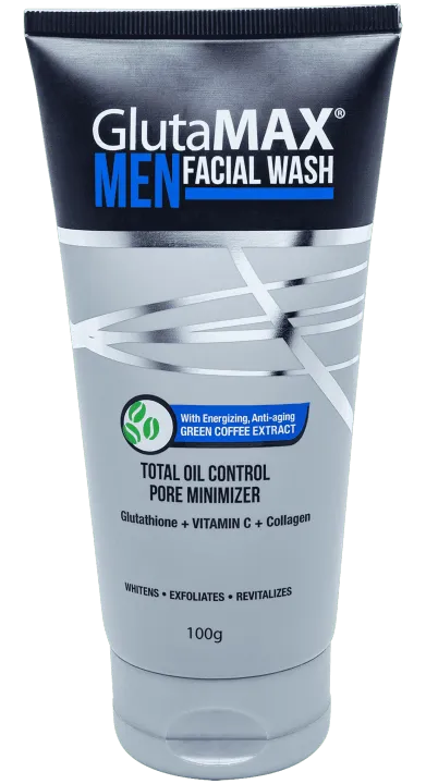 GlutaMAX Men Facial Wash Total Oil Control Pore Minimizer 100g