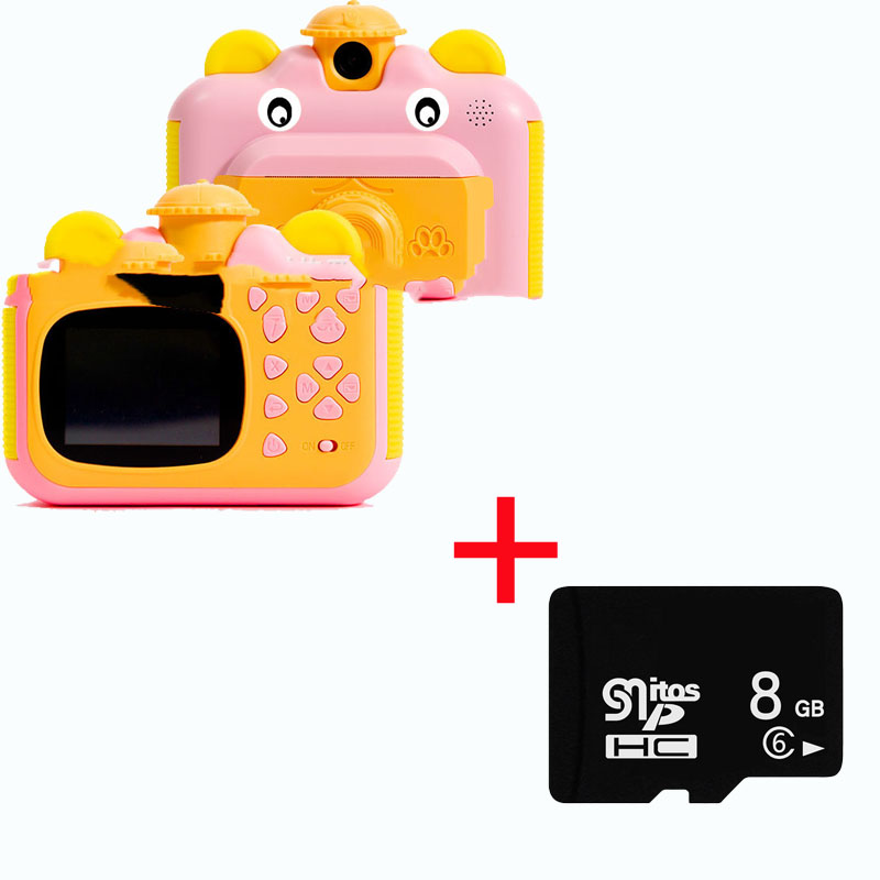 HD Digital SLR Mini Toy Video Camera Kids Print Camera