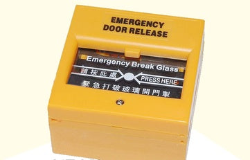 Glass break switch for door control