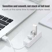 Small Row Plug Usb Hub Usb Splitter Mini Small Four-port Usb 2.0 Hub