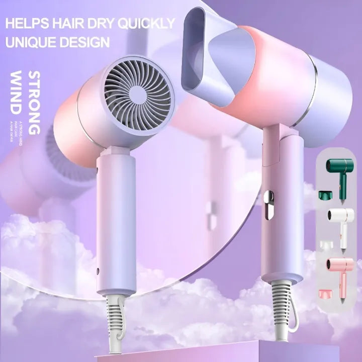 Hot Features Strong Wind Light Weight Body Unique Design Folding Hair Blower Dryer