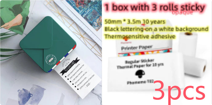 Pocket Small Mini Bluetooth Handheld Portable Thermal Printer