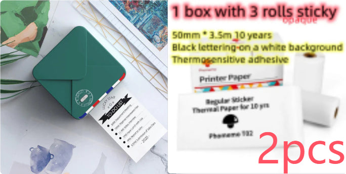 Pocket Small Mini Bluetooth Handheld Portable Thermal Printer