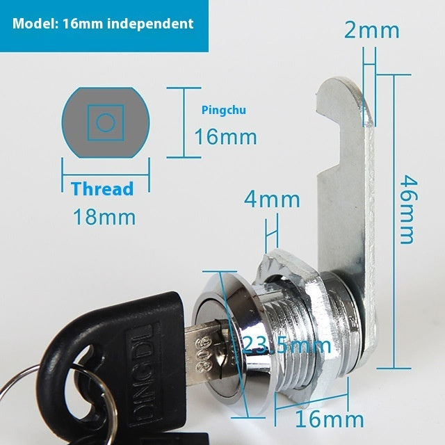 Cam Circular Mailbox Electrical Box Lock