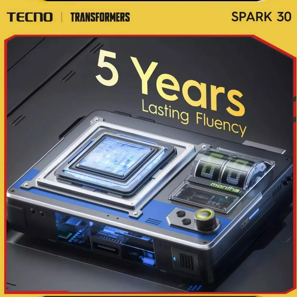 TECNO Spark 30 Smartphone | 16GB (8+8) + 256GB RAM+ROM | MediaTek Helio G91 Processor | 64MP Sony IMX682 Main Camera | 6.78” FHD+ 90Hz Display | 5000mAh Battery + 18W Charging
