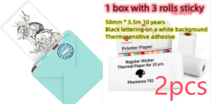 Pocket Small Mini Bluetooth Handheld Portable Thermal Printer