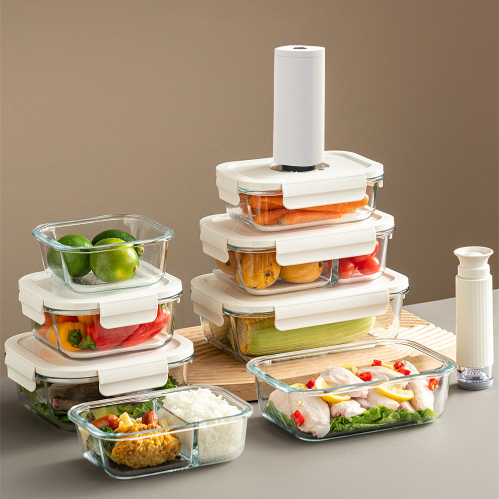 Electric Vacuum Food Sealed Glass Crisper