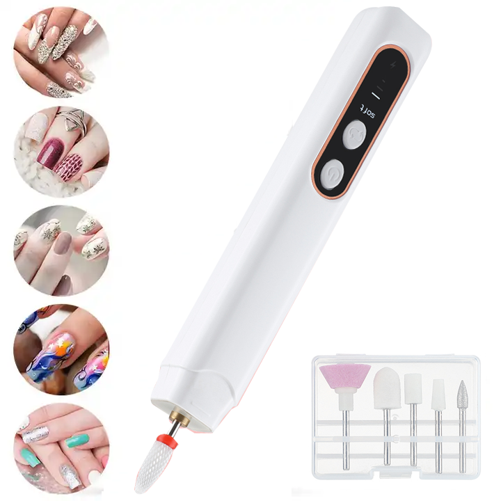Nail Painting Machine Art 15000rpm Professional Printer Digital Electric 6 in 1 Beauty Sanding Bands min Auto Drill File