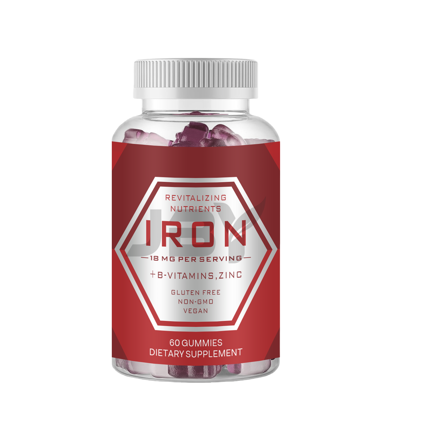 Herbal Supplements Iron Gummies Minerals Supplement for Optimal Health