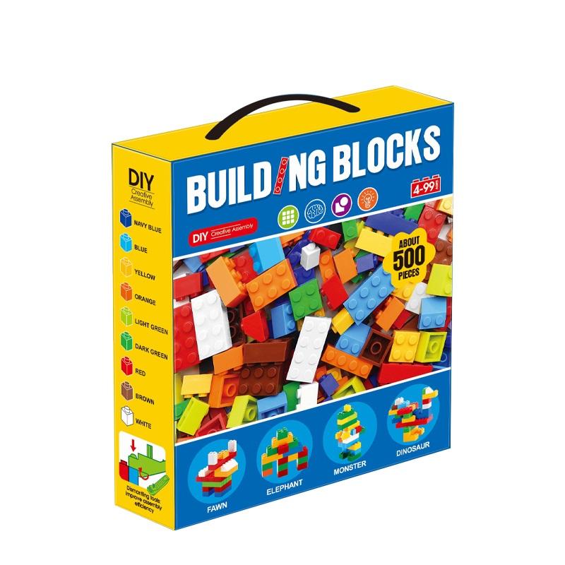 Building Block Sets ABS Plastic DIY Building Bricks Assembly Blocks Toys Gift for Kids