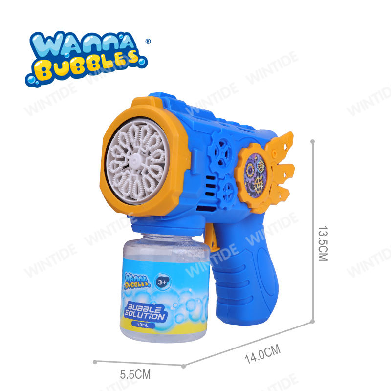 OEM ODM Wholesale Unisex Bubble Machine Outdoor Kids Bubble Toys Blower Automatic PP Plastic Bubble Gun