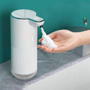 Modern Style Wall Mounted USB Rechargeable Lcd Digital Display Automatic Touchless Sensor Foam Soap Dispenser