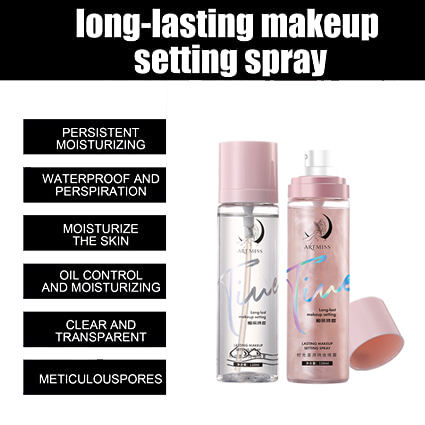 Custom Vegan Makeup Setting Spray Support Sample Waterproof 110ml Long Wear Dewy Glow Makeup Fixer Spray