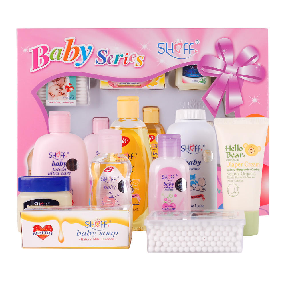 Nine-piece Baby Toiletries Set, Newborn Baby Supplies, Baby Wash Product and Baby Skin Care Gift Box
