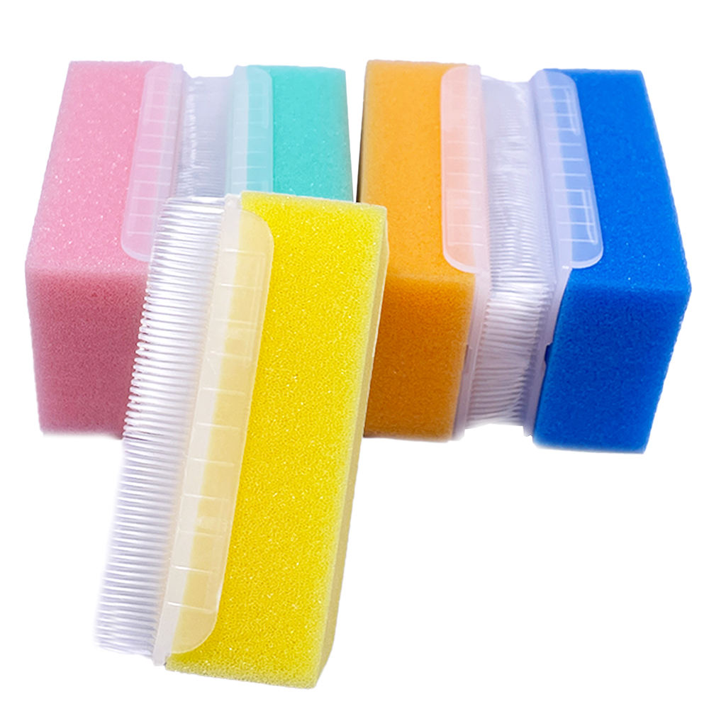 Scalp Loofah Cradle Cap Brush Multicolored Baby Bath Sponge Head Treatment Time Puff Multicolored