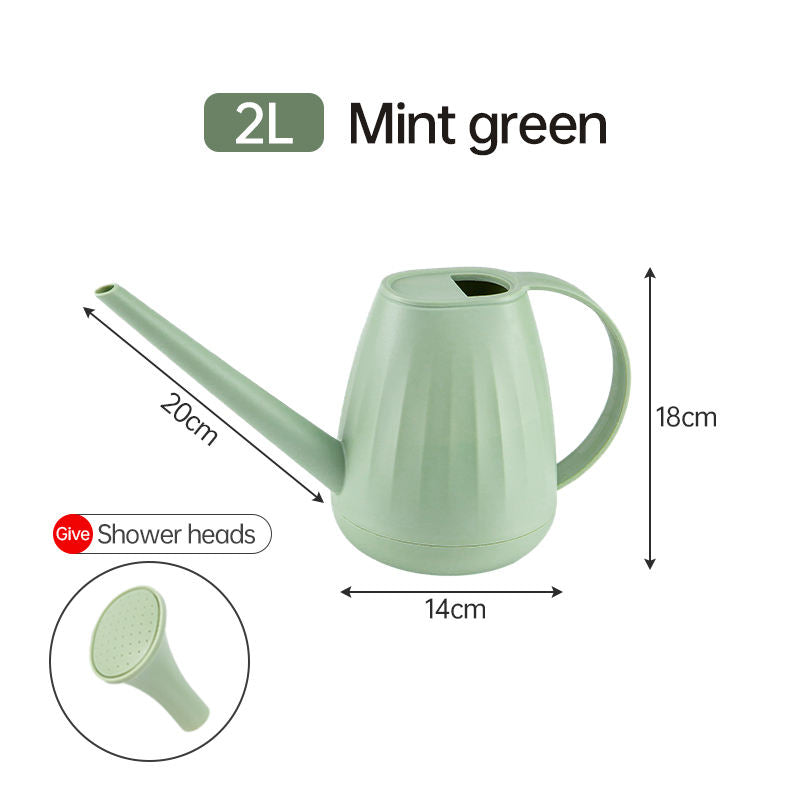 RUIPU NEW 2L Pumpkin Shaped Circular Plastic Sprayer Plastic Watering Can for Garden Gift Nozzle