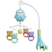 Newborn Music Box Crib Hanging Early Education Rattle Smart Remote Control Rotating Mobile Bed Bell Baby Toys
