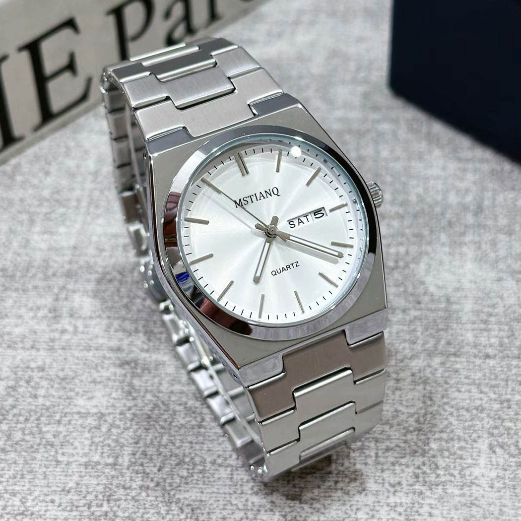 Luxury Watches for Men New Simple Men's Fashion Quartz Watch Stainless Steel Band Business Wristwatch Men's Watch