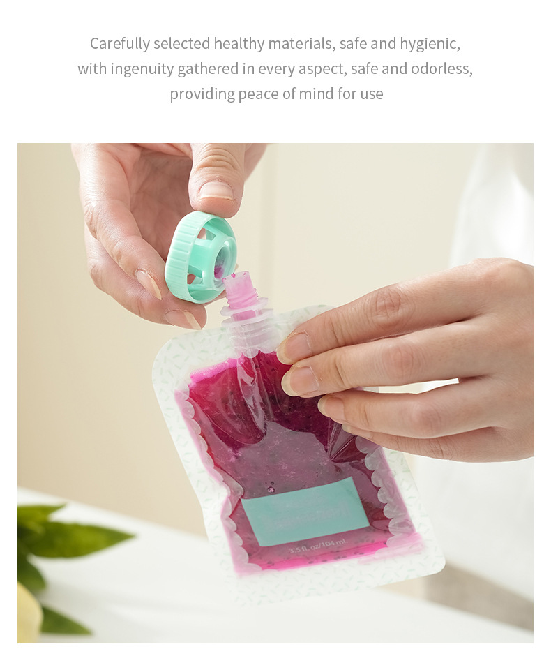 Reusable Baby Food Pouch Set