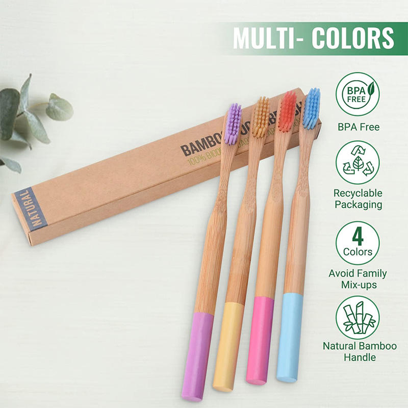 Personal Care Organic Bamboo Eco-friendly Biodegradable Hotel Toiletries Toothbrush Kit