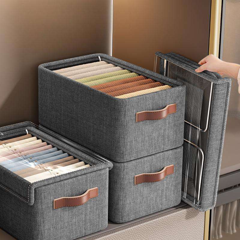 Hot Selling Clothes Organizer Cloth Storage Box Wardrobe Organizer Clothes Pants Jeans Storage Box