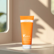 OEM Summer Refreshing Vitamin C Glycerin Herbal Gel Deep Cleansing Facial Lotion Oil Control Firming Acne FaceWash