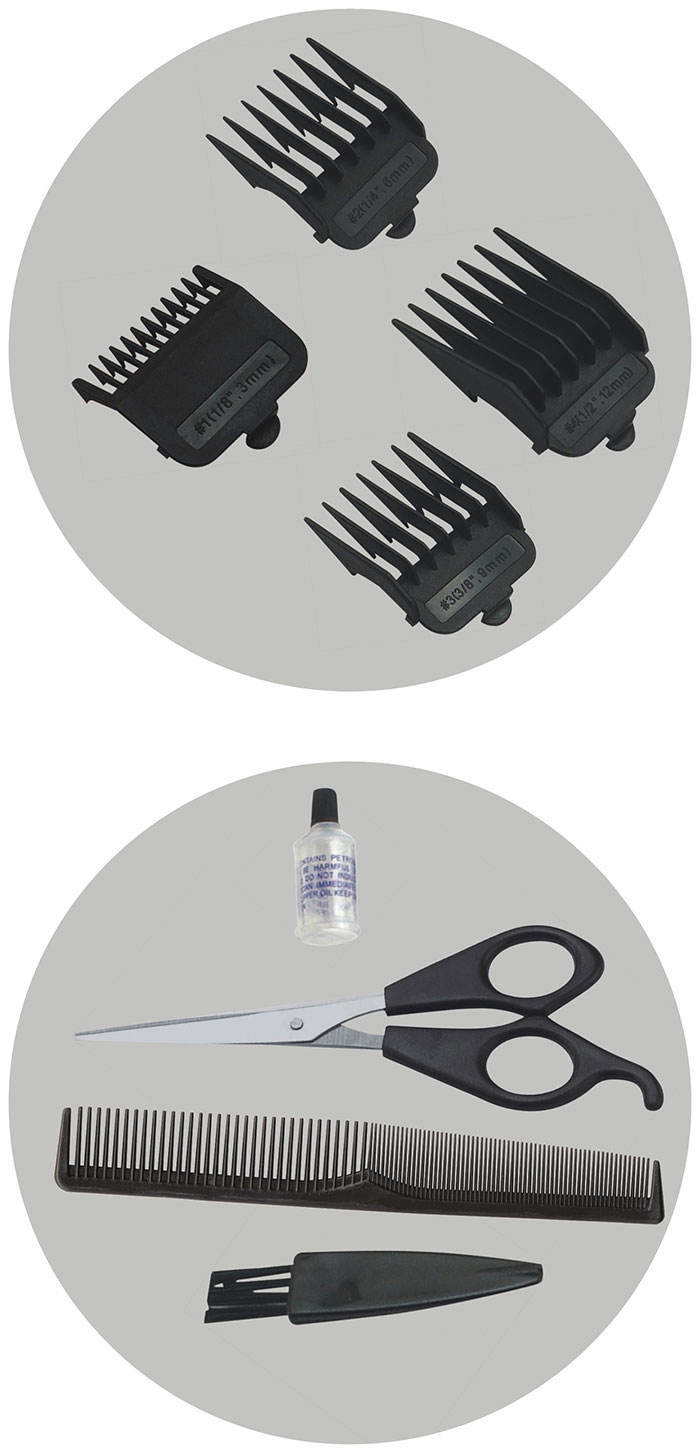 AC Motor Professional Wired Adjustable Electric Hair Clippers Beard Trimmer