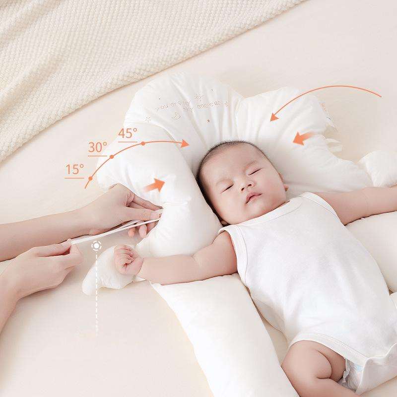 High-quality U-shaped Baby Sleeping Pillow Breathable and Prevents Flat Head Suitable for Newborn Sleep