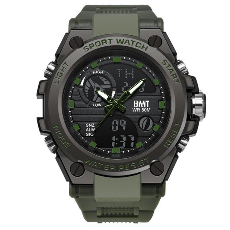 Men's Fashion Sport Electronic Digital Wristwatch Luxury Water-Resistant Stop and Alarm Features