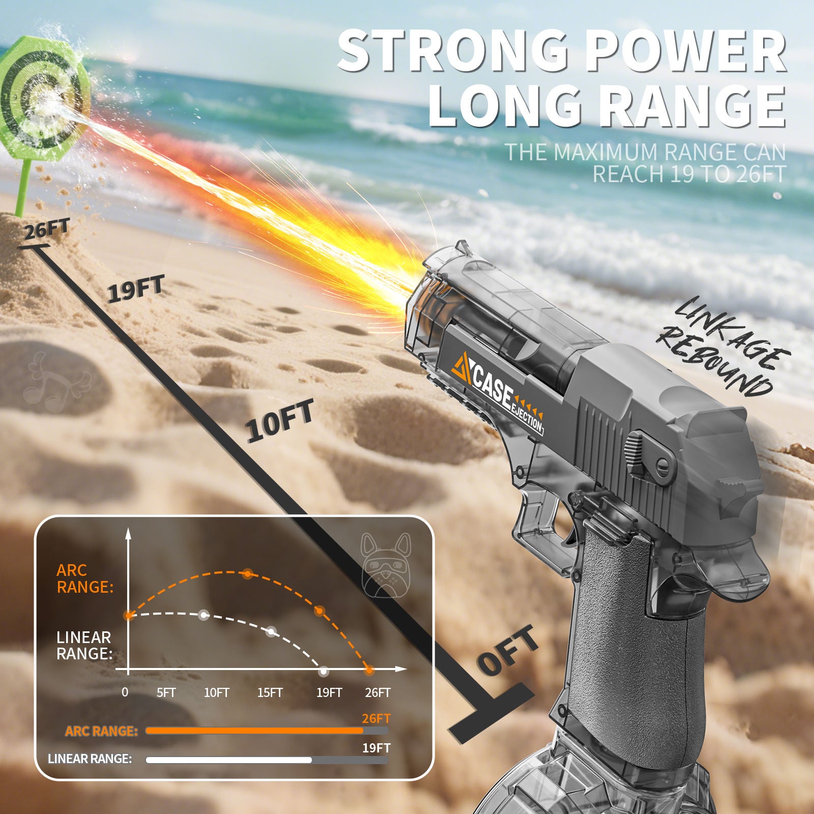 2026 New Design Wholesale Kids Summer Custom Oem Electric Water Gun Baby Mini Automatic Water Game Shooting Gun Toy with Light