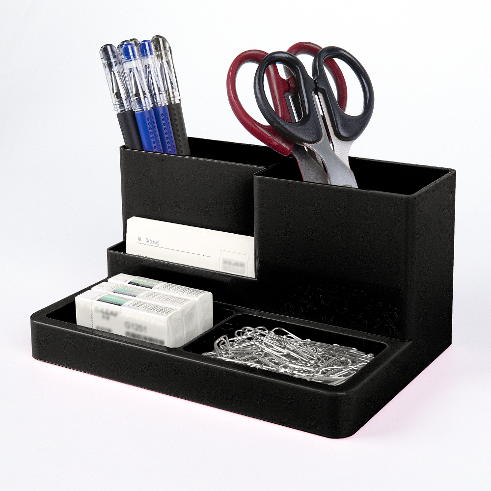 Plastic Pen Organizer Multi-functional Desk Organizer Pen Holder for Desk