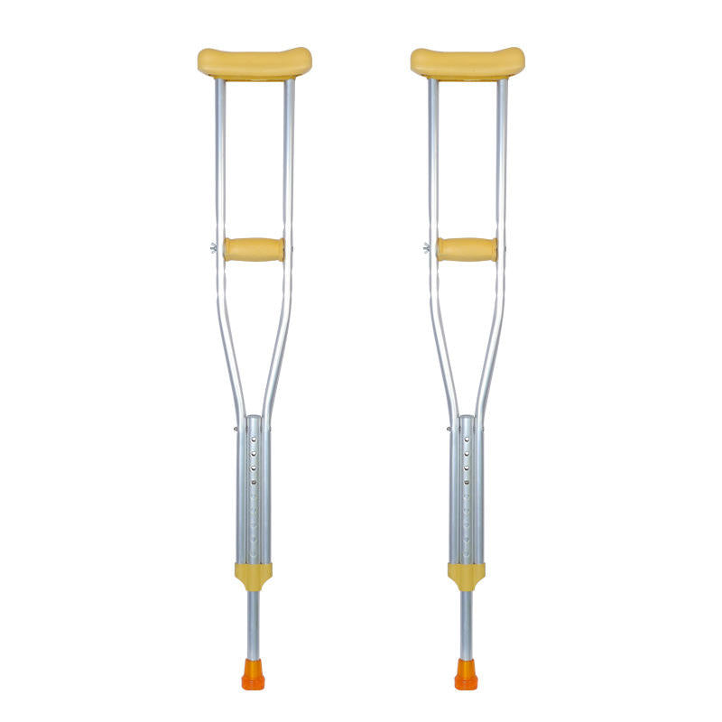 Adult Crutches Adult Armpit Crutches Aluminum Non-slip Fracture Disabled Axillary Crutches Adjustable Height