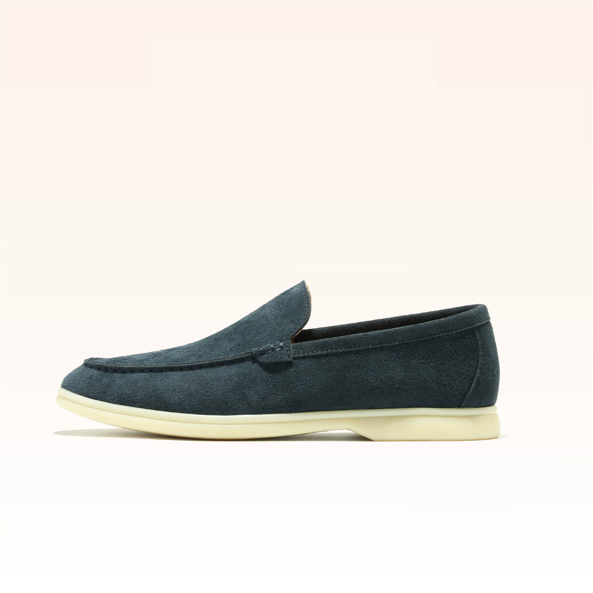 Slip-on Comfortable Cow Suede Leather Loafers Men Luxury Fashion Lightweight Rubber Outsole Outdoor Casual Flats Boat Shoes