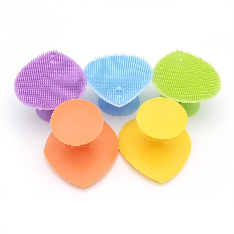 Silicone Face Scrubber Handheld Facial Tool Deep Cleansing Exfoliating Facial Brush Face Scrubber Face Cleansing Brush