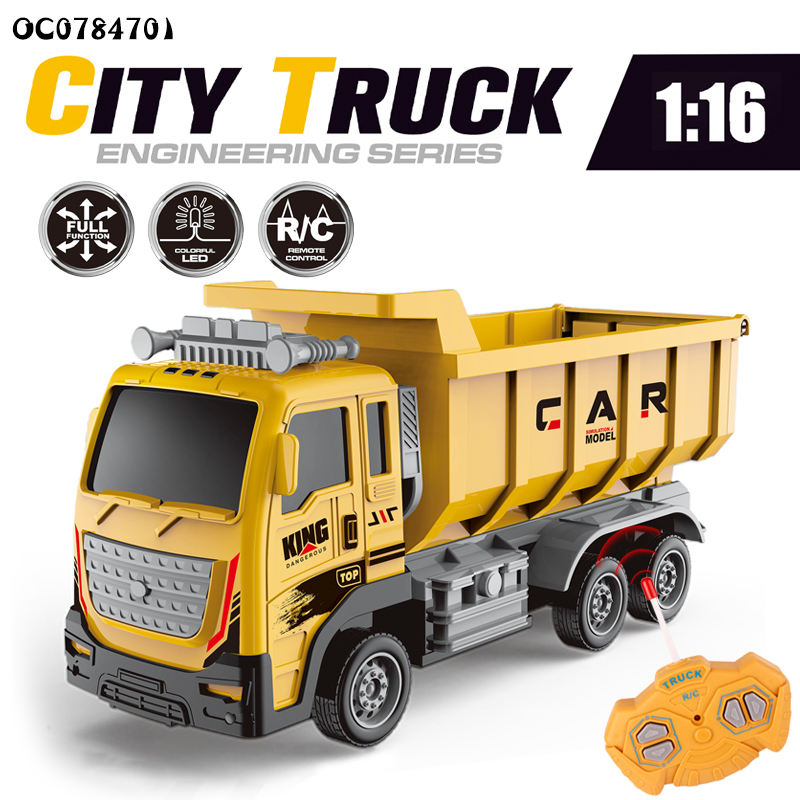 Kids Construction Engineering Truck Model Toys 4wd Rc Truck 1 16