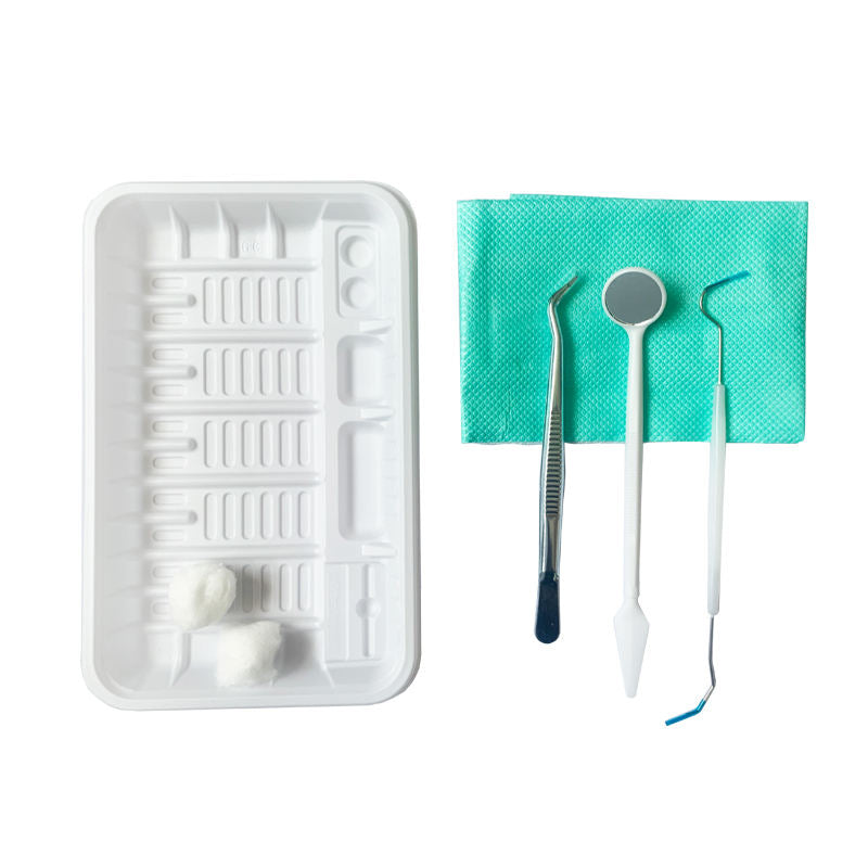 HuaChuang Good Quality Primary Cavity Dental Instrument Kit Disposable Dental Examination Kit