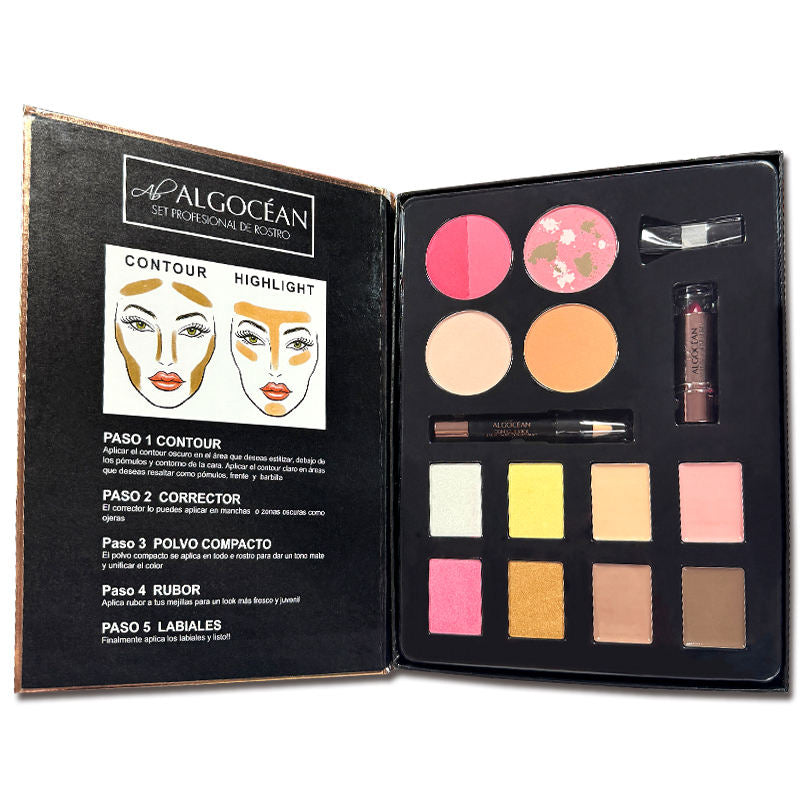 Women Makeup Kit Powder Blusher Contouring Concealer Cosmetic Set