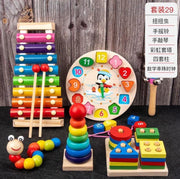 Children's Toys 1-2-3 Year Old Boys and Girls One Year Old Baby Eight Music Knocking Music Enlightenment Early Education